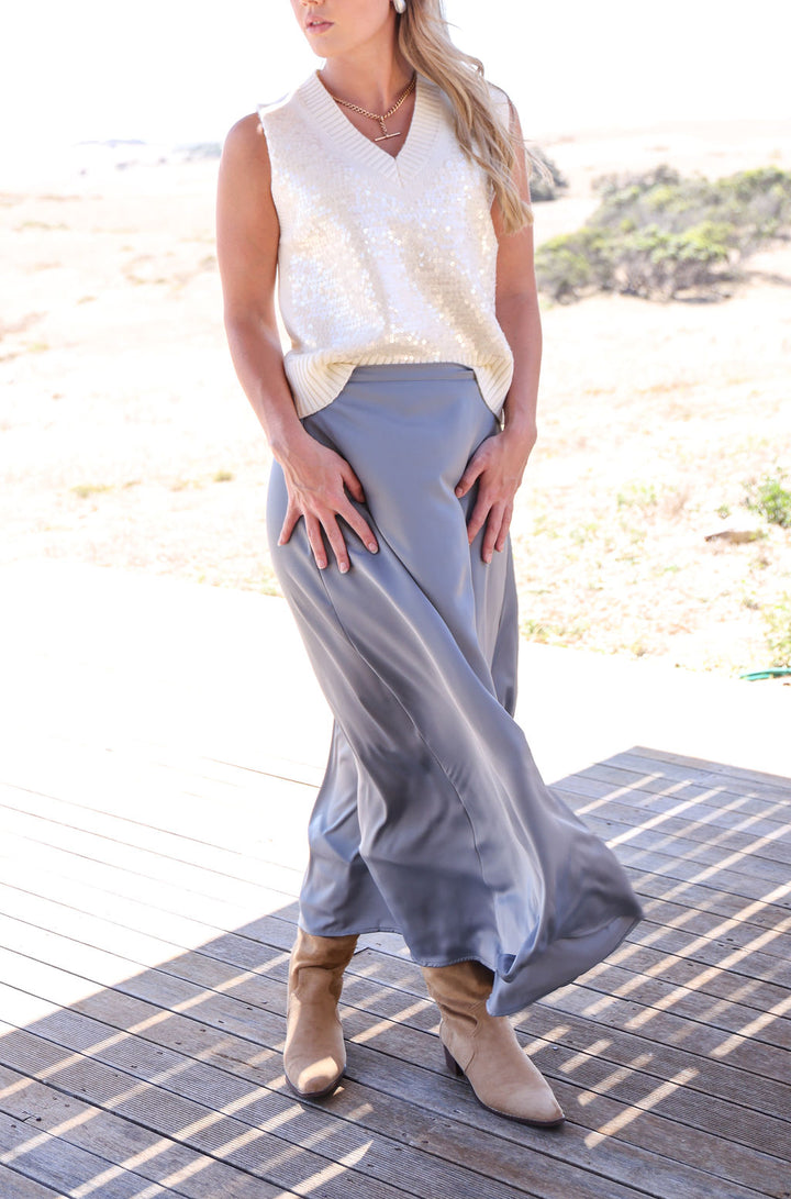 Sula Skirt - Pewter