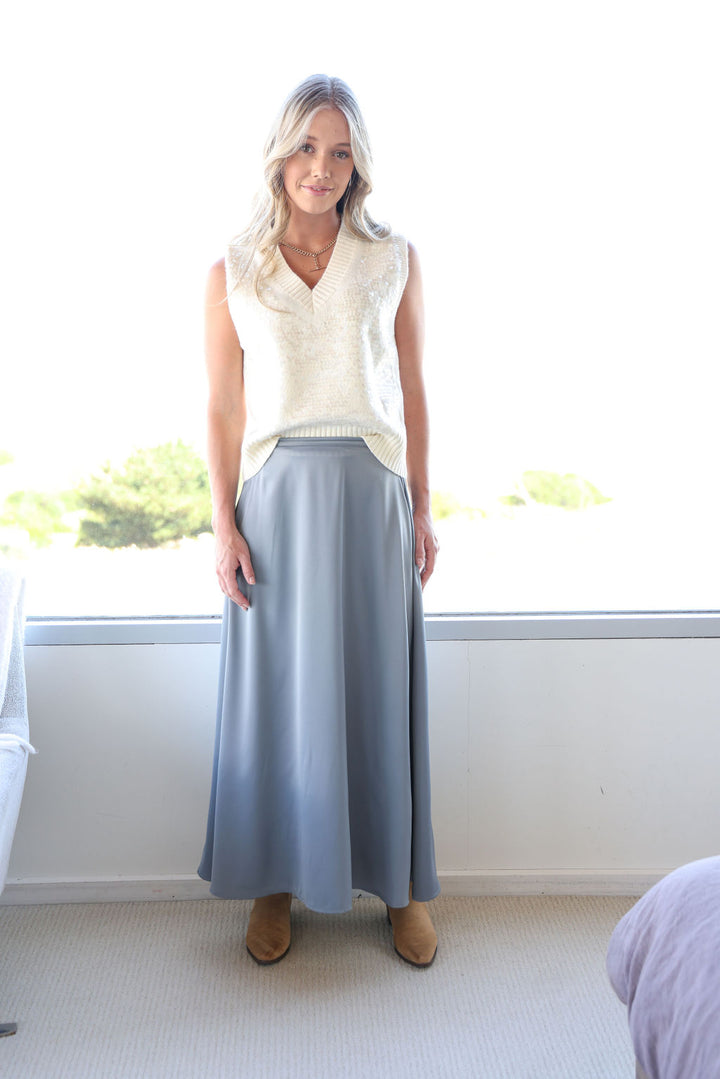 Sula Skirt - Pewter