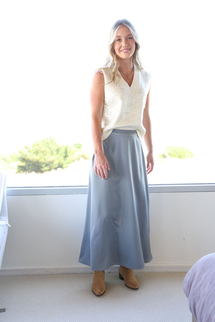 Sula Skirt - Pewter