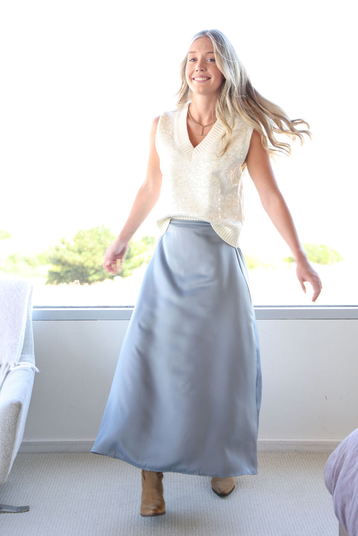 Sula Skirt - Pewter