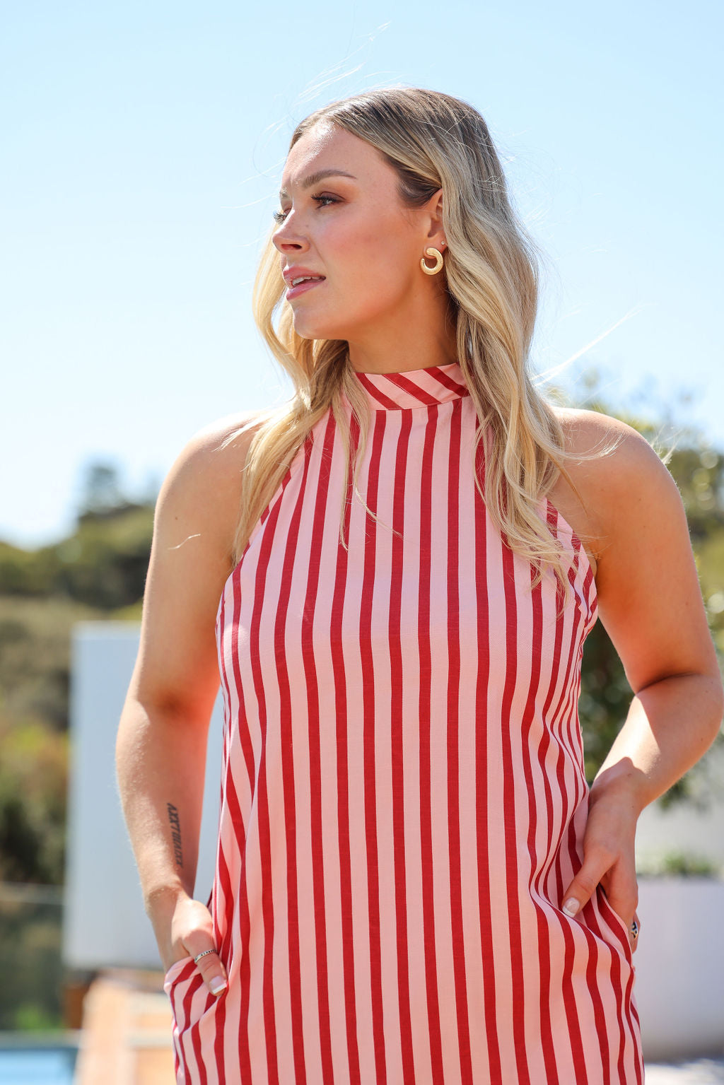 Aster Dress - Amalfi Stripe