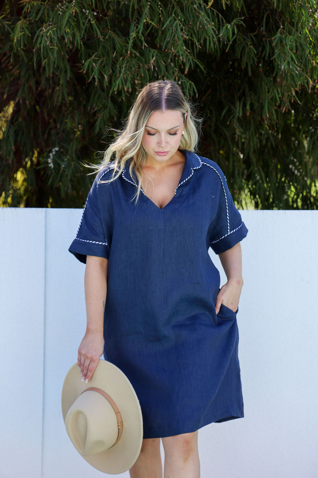 Rosie Dress - Navy