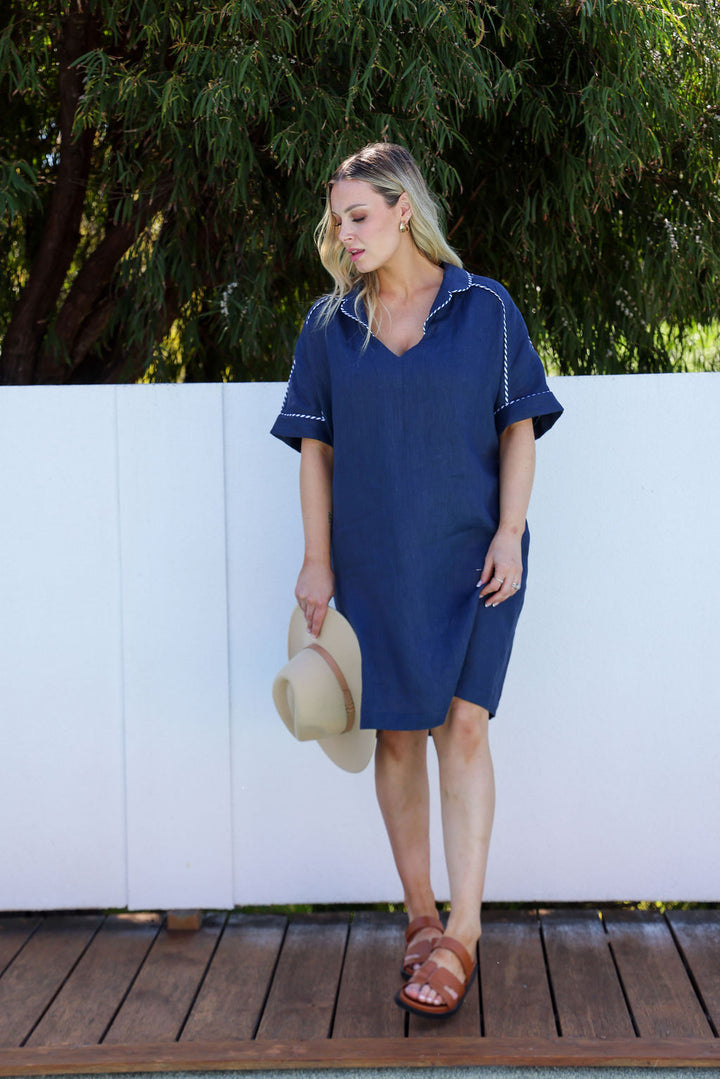 Rosie Dress - Navy