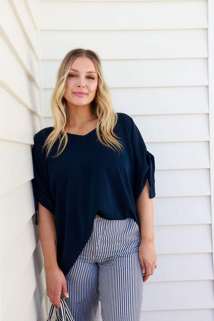 Lily Top - Navy