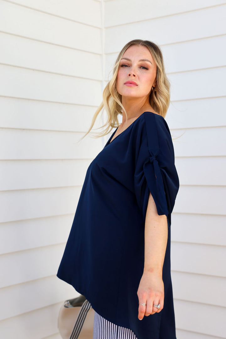 Lily Top - Navy