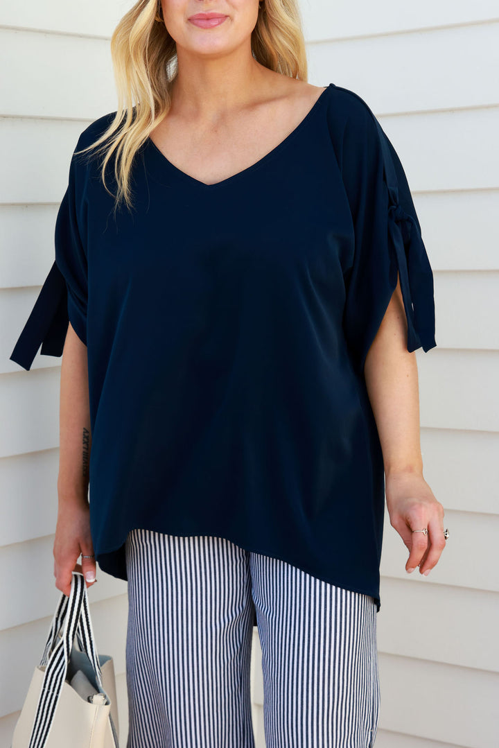 Lily Top - Navy