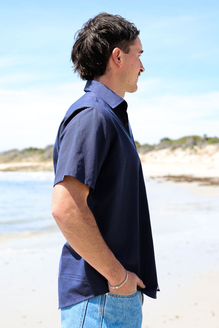 Mens Short Sleeve - Navy